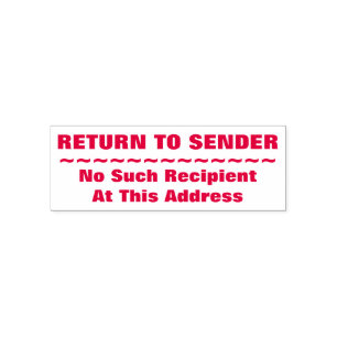 "RÜCKKEHR ZU SENDER" "Kein Empfänger dieser Art .. Permastempel