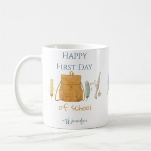 Rückkehr zur Schule Freunde Kaffeetasse
