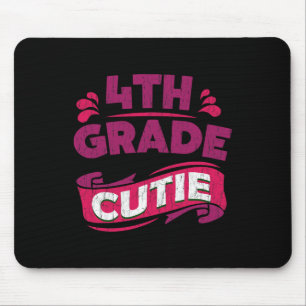 Rückkehr zur Schule Outfit für Mädchen - 4. Klasse Mousepad