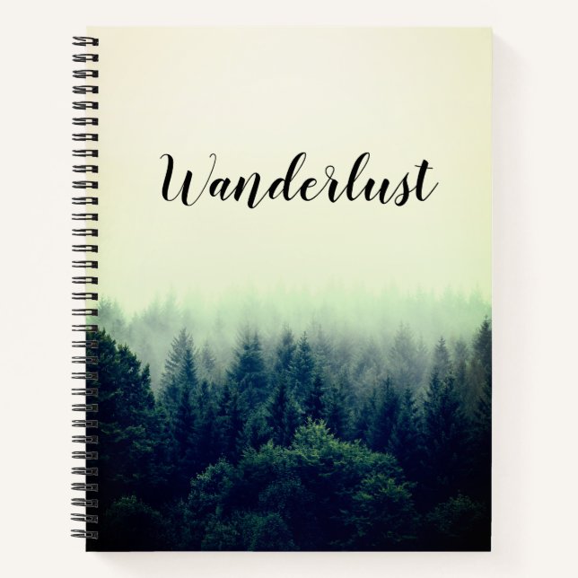 Rückpackjournal für Wanderlust Notizbuch (Vorderseite)