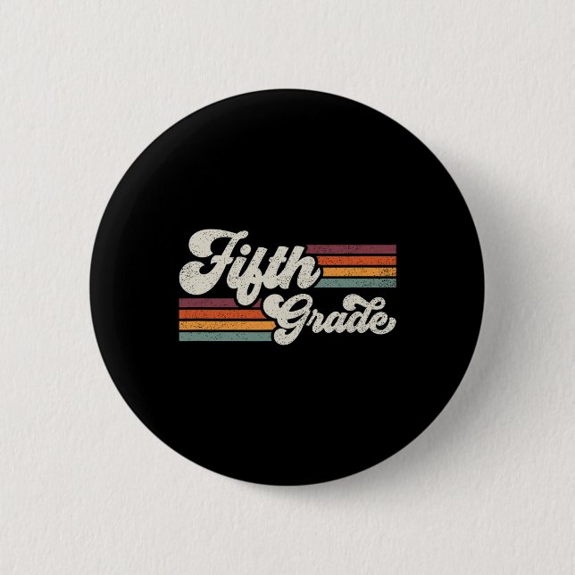 Rückreise zum fünften Schulabschluss Button (Vorderseite)