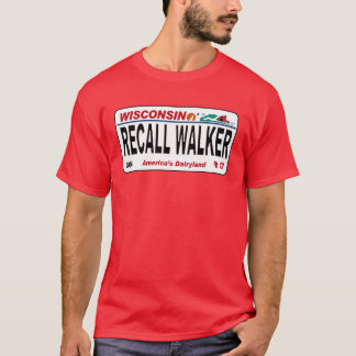 Rückruf-Wanderer - Kfz-Kennzeichen-Entwurf T-Shirt