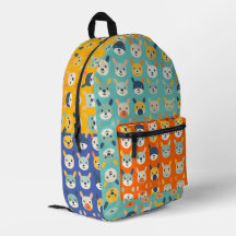 Rucksack "Animal Mosaic Kaleidoscope Critters"