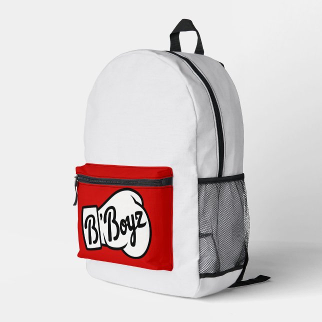 Rucksack B'Boyz Lifestyle 🥊 (Rückseitige Ecke Rechts)