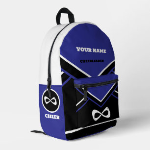 Rucksack, BLAU, weiß & schwarz 1 CHEERS Bedruckter Rucksack