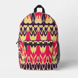 Rucksack, ein elegantes, farbenfrohes, nahtloses D Bedruckter Rucksack