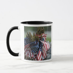 Rucksack eines Soldaten der Armee Tasse