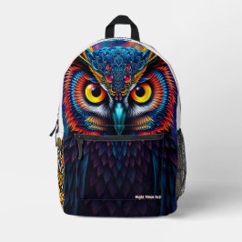Rucksack „Electric Dream Owl“ – Nachtsicht-Aktion.