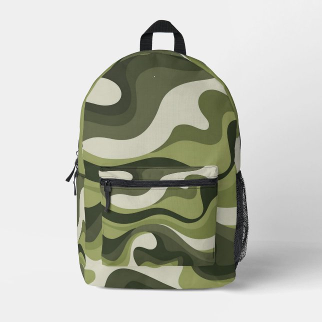 Rucksack-Farben für die Grüne Armee Bedruckter Rucksack (Vorderseite)