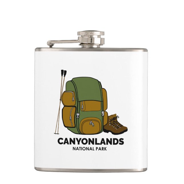 Rucksack für den Canyonlands-Nationalpark Flachmann (Vorderseite)