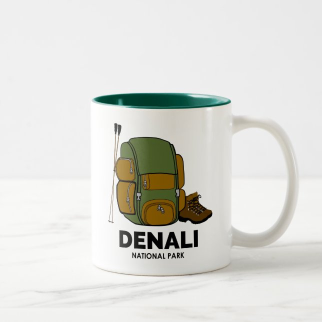 Rucksack für den Nationalpark Denali Zweifarbige Tasse (Rechts)