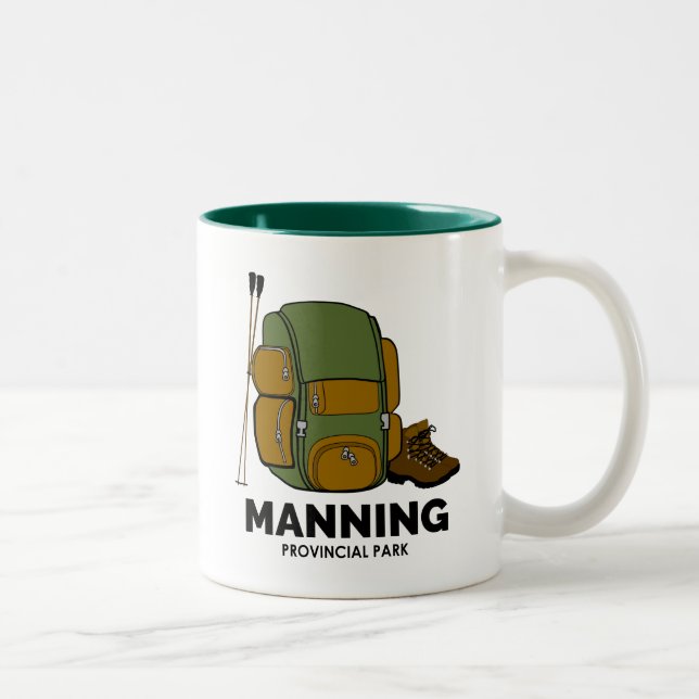 Rucksack für den Nationalpark Manning Zweifarbige Tasse (Rechts)