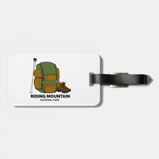 Rucksack für den Nationalpark Reitberg Gepäckanhänger (Rückseite horizontal)