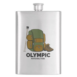 Rucksack für den Olympischen Nationalpark Flachmann