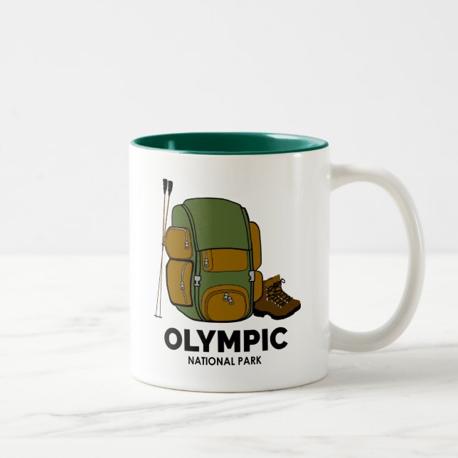 Rucksack für den Olympischen Nationalpark Zweifarbige Tasse (Rechts)