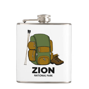 Rucksack für den Zion-Nationalpark Flachmann