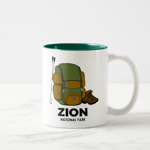 Rucksack für den Zion-Nationalpark Zweifarbige Tasse