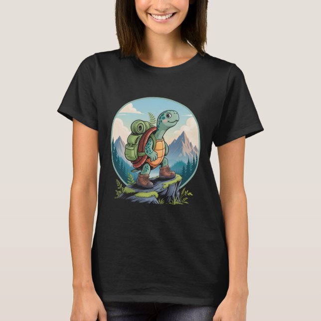 Rucksack für die Natur im Freien T-Shirt (Vorderseite)