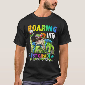 Rucksack für Dinosaurier der 1. Klasse zurück zur T-Shirt