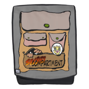 Rucksack für Erwachsene im geheimen Kompartiment C