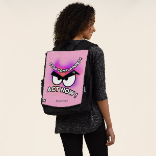 Rucksack für Erwachsene : Jetzt handeln (pink)