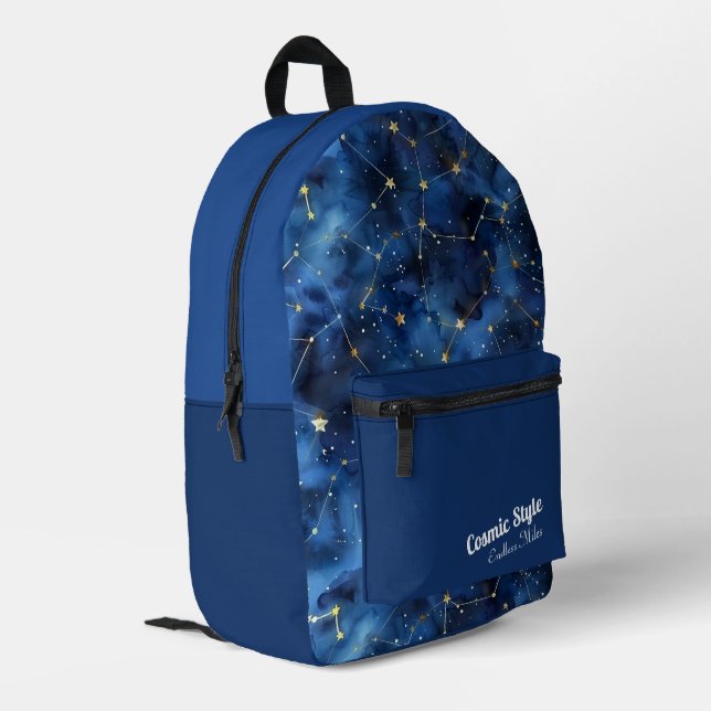 Rucksack für Himmelskonstellationen - Kosmischer S (Rückseitige Ecke links)