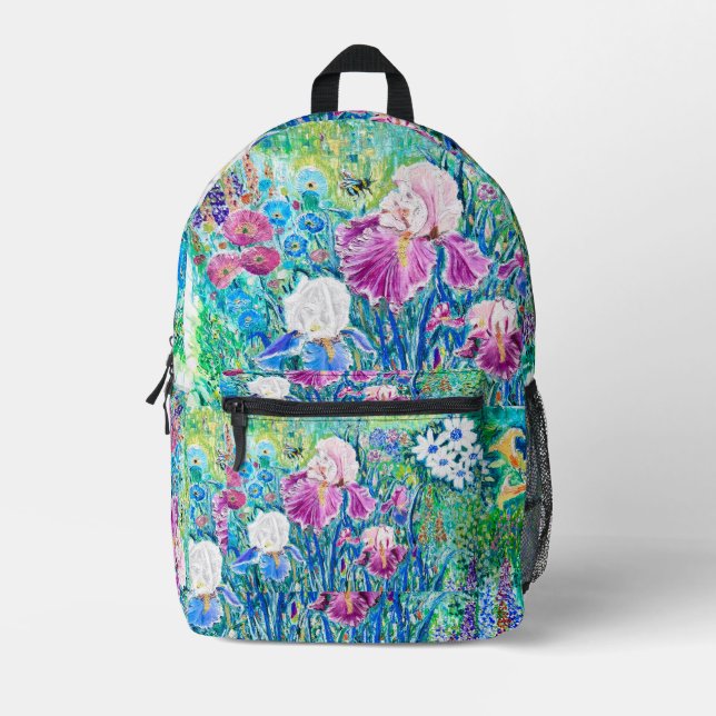 Rucksack für künstlerische Blumengärten (Vorderseite)