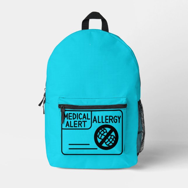 Rucksack für medizinisches Warnhinweis - Lebensmit (Vorderseite)