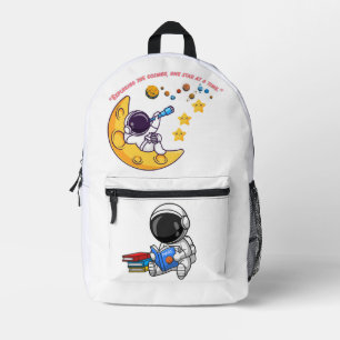 "Rucksack für Niedliche Astronautenstars und Plane Bedruckter Rucksack
