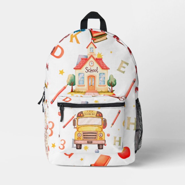 Rucksack für Schulkinder für den Schulbeginn (Vorderseite)