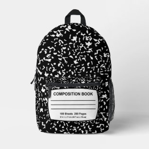 Rucksack für Schwarzweiß-Notebooks