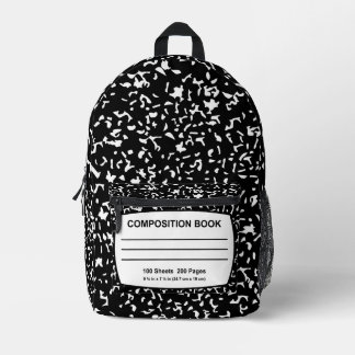 Rucksack für Schwarzweiß-Notebooks