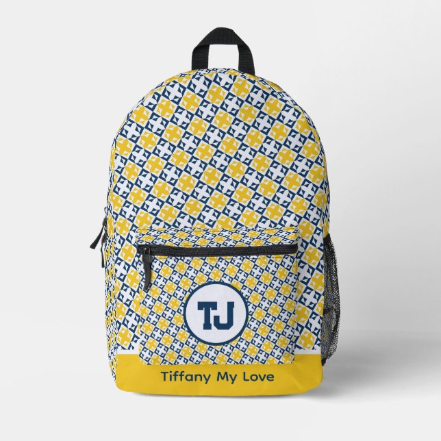 Rucksack für Teenager im coolen Team (Vorderseite)