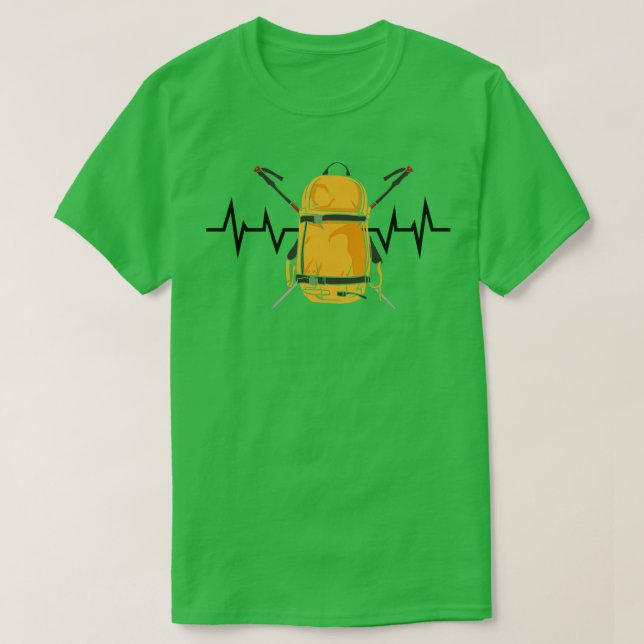 Rucksack für Wanderungen 1 T-Shirt (Design vorne)