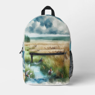 Rucksack für Wasserfarbenfelder und Fasanenjäger