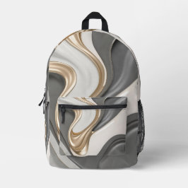Rucksack in abstrakter Grafik