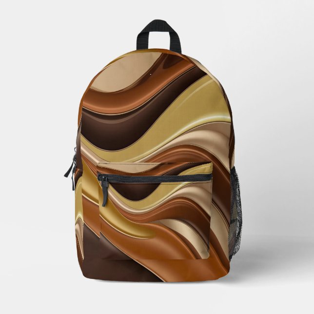 Rucksack in abstrakter Grafik (Vorderseite)