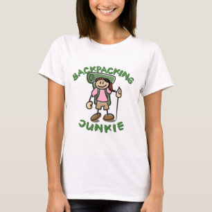 Rucksack-Junkie - Mädchen T-Shirt