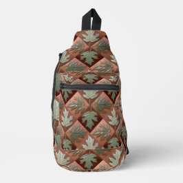 Rucksack mit Ahornblattfliesen