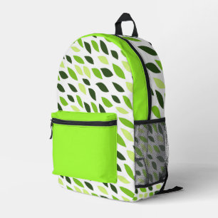 Rucksack mit Blätter-Muster