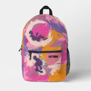 Rucksack mit individuellem Skateboarder-Farbspritz