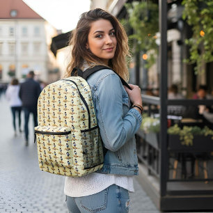 Rucksack mit Schneeweißdruck