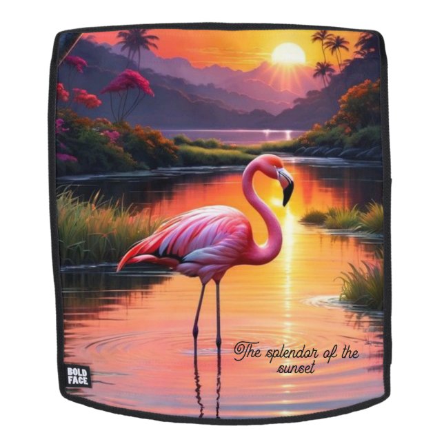 Rucksack mit Sonnenuntergang (Abnehmbare Front)