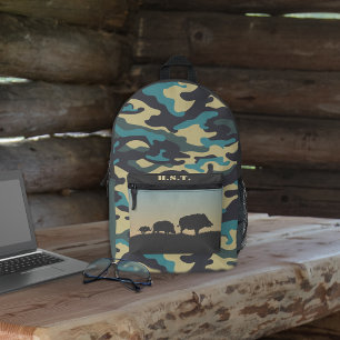 Rucksack mit Wild Boar und Camouflage