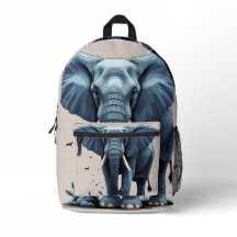 Rucksack mit wilden Elefanten, Reisen mit der Tier