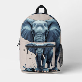 Rucksack mit wilden Elefanten, Reisen mit der Tier