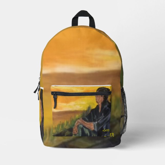 Rucksack : Nachdenken innerhalb des Morgens Sonnen (Vorderseite)