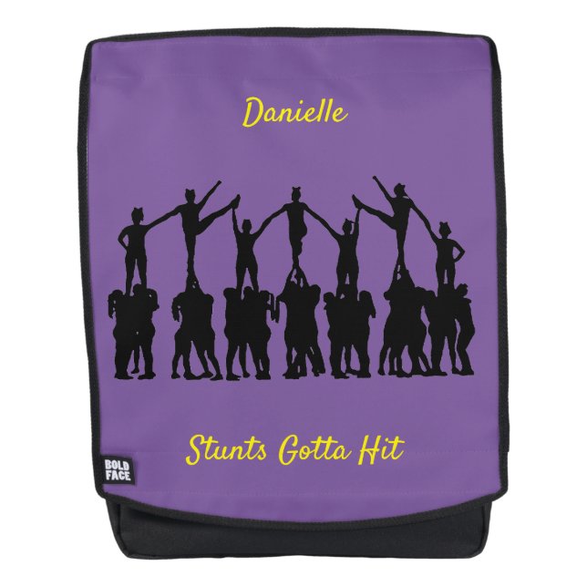 Rucksack "Stunts Gotta Hit" (Vorderseite)