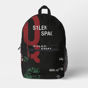 Rucksack Umhängetasche Gymbag mit Typografie