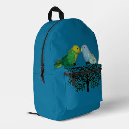 Rucksack - Vögel von Spielzeug sitzen auf Bush